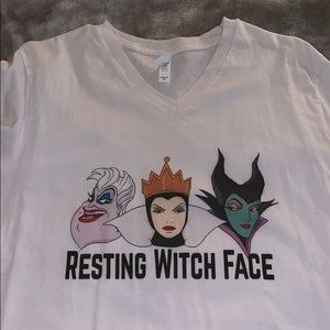 Vneck villain Disney inspired tee